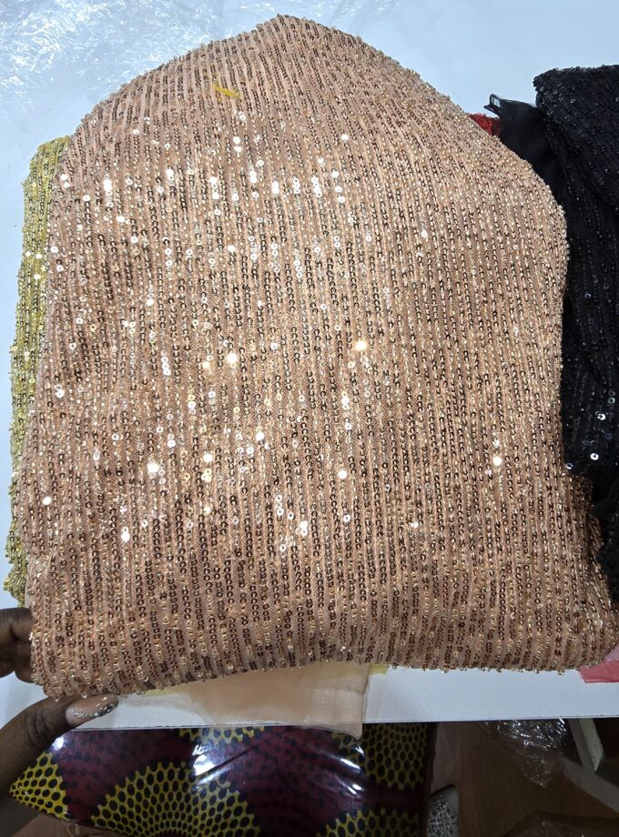 Beaded sequin lace/y