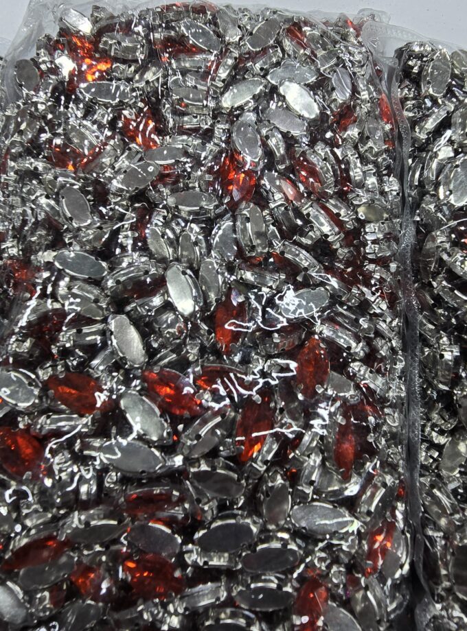 Rhinestone size 7×15mm each