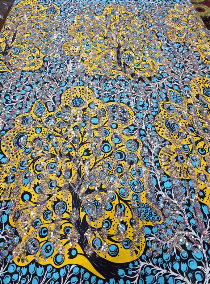Ankara sequin / yard