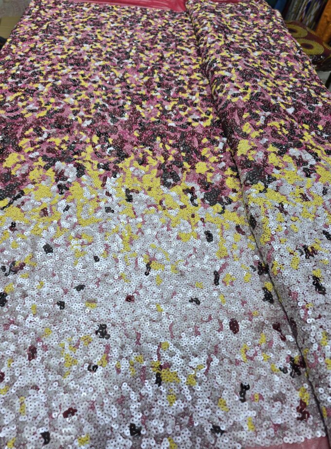 Ombrè sequin lace /yard