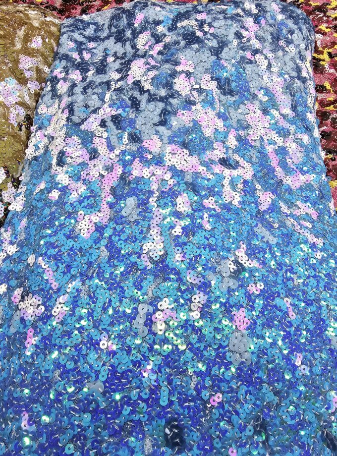 Ombrè sequin lace /yard