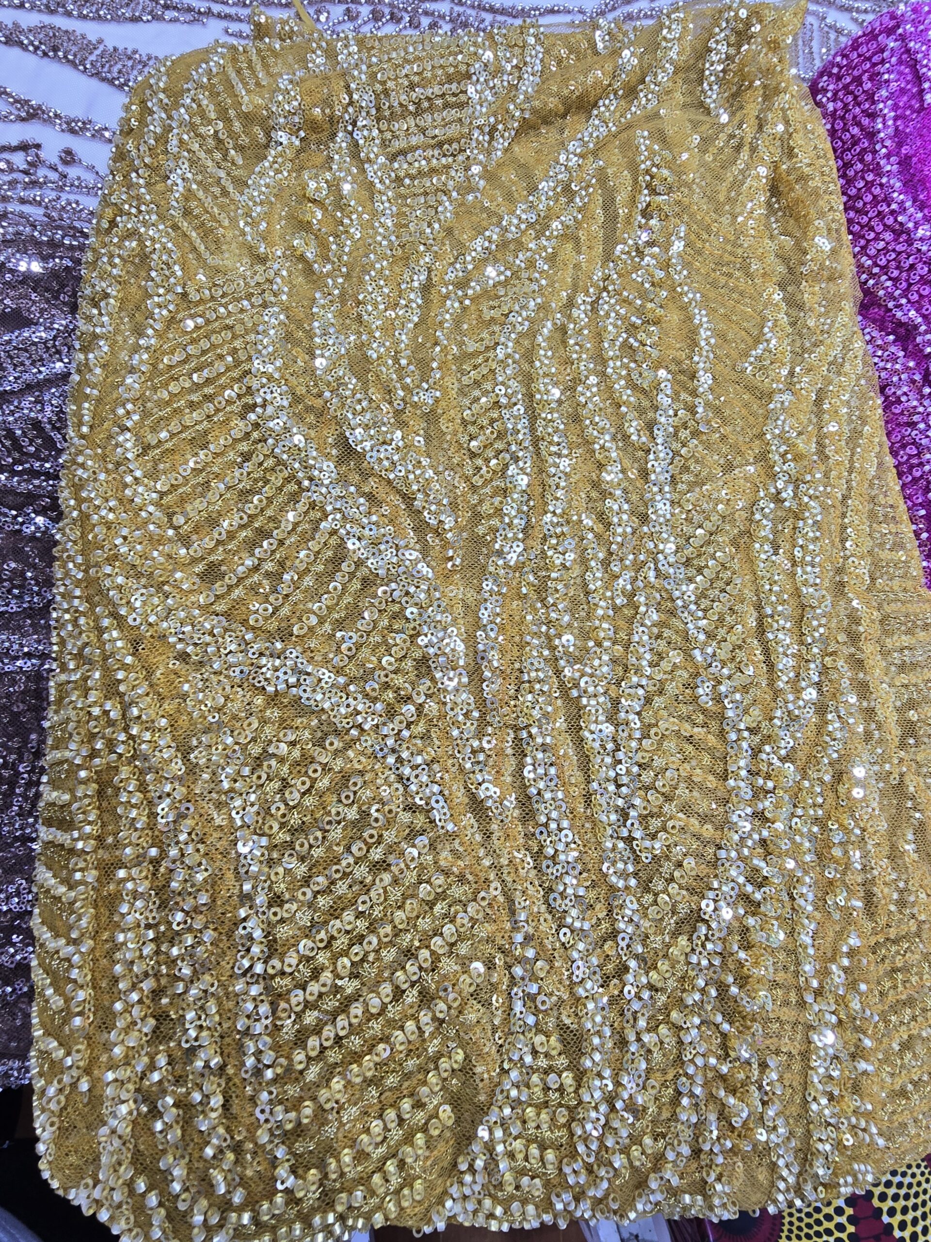 Beaded lace /yard - Image 2