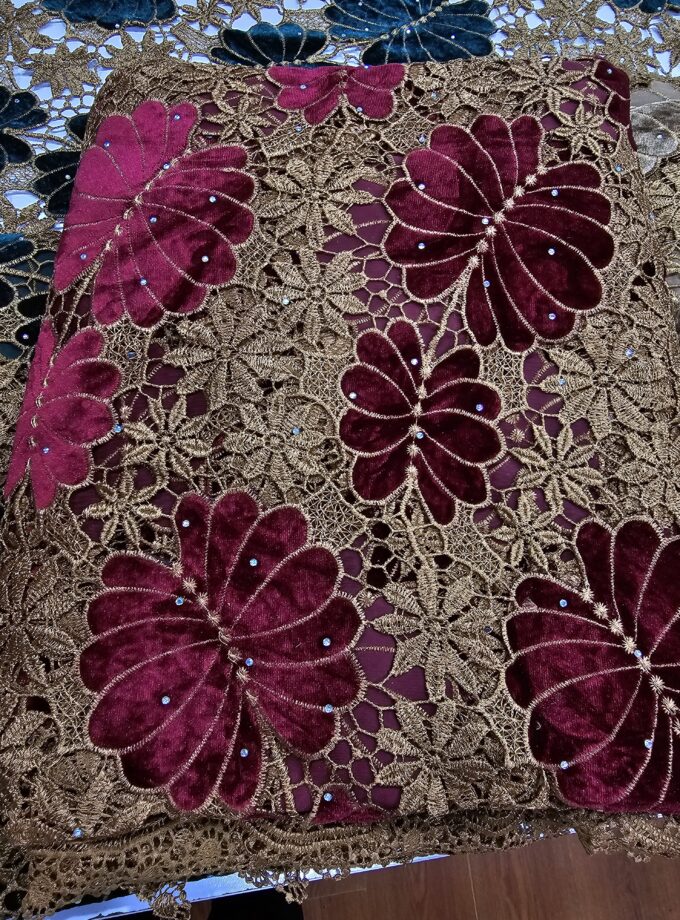 Velvet Guipure lace/ y