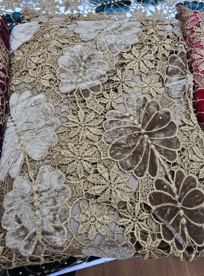 Velvet Guipure lace/ y
