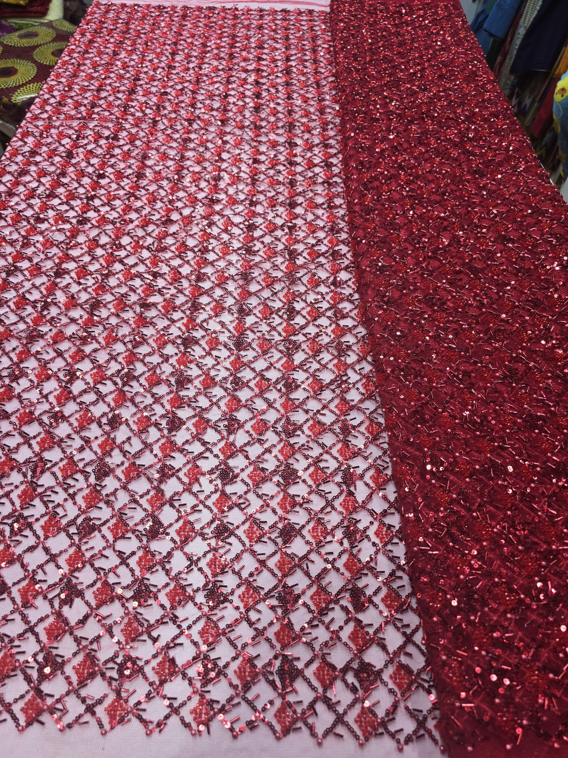 Beaded lace / yard - Image 5
