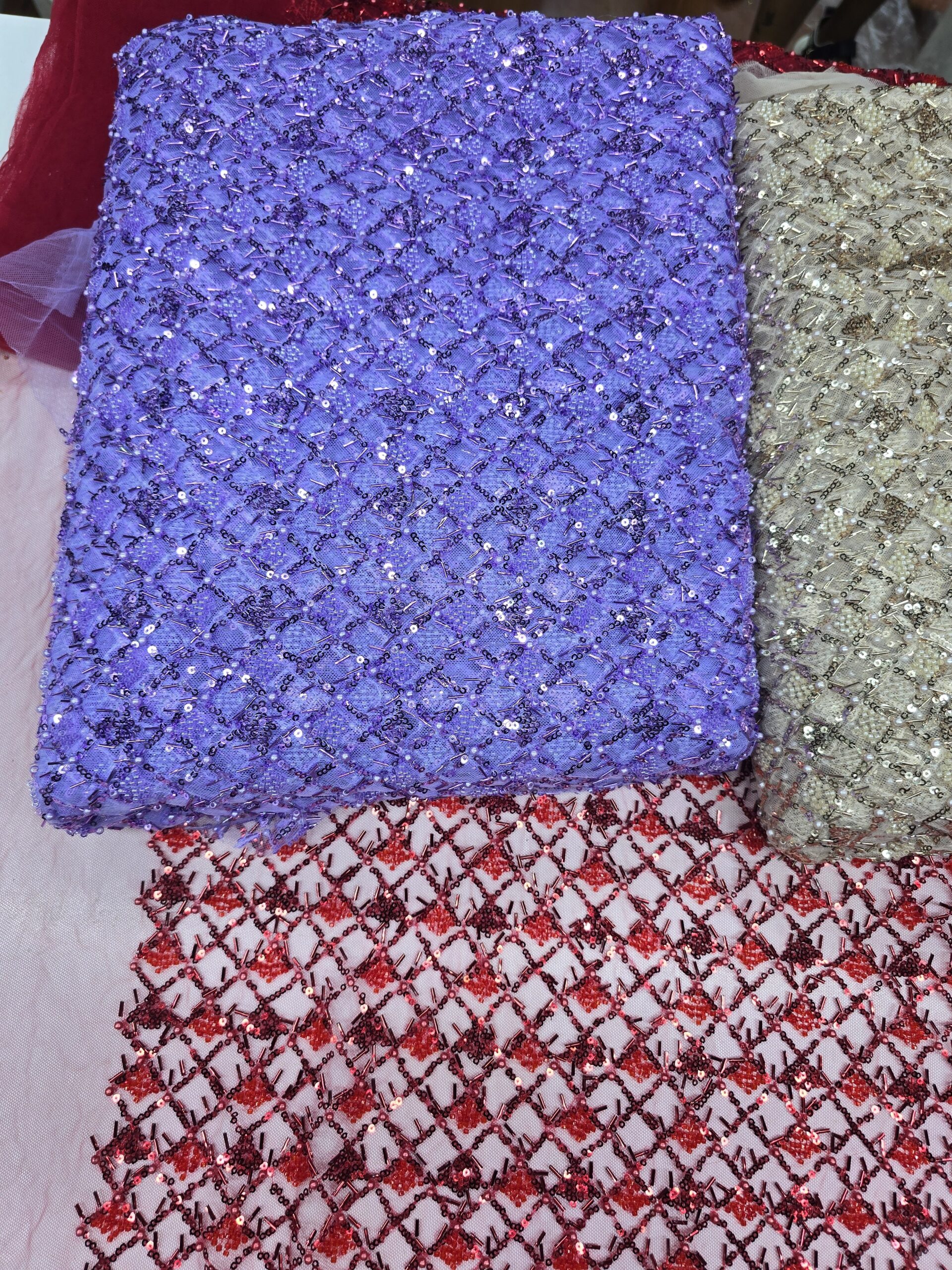 Beaded lace / yard - Image 6
