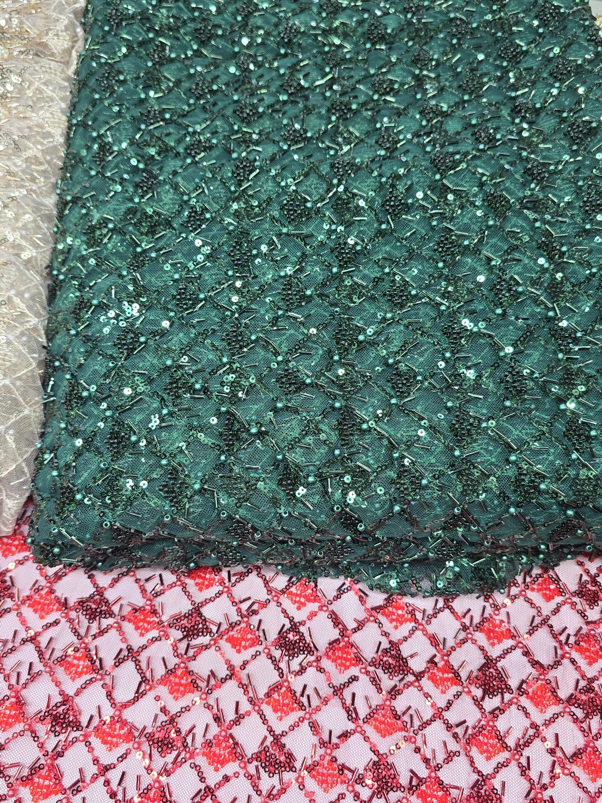 Beaded lace / yard - Image 4