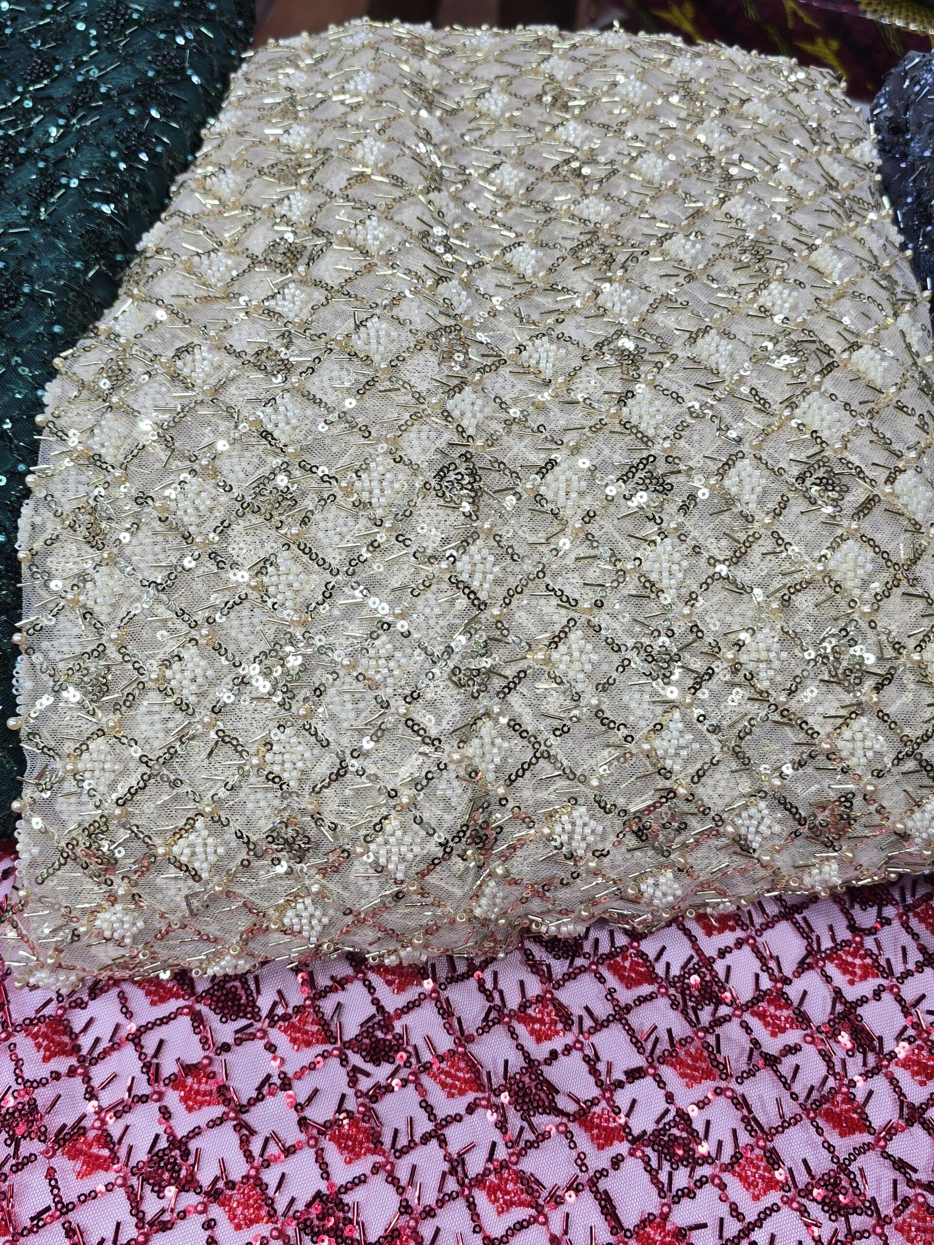 Beaded lace / yard - Image 7